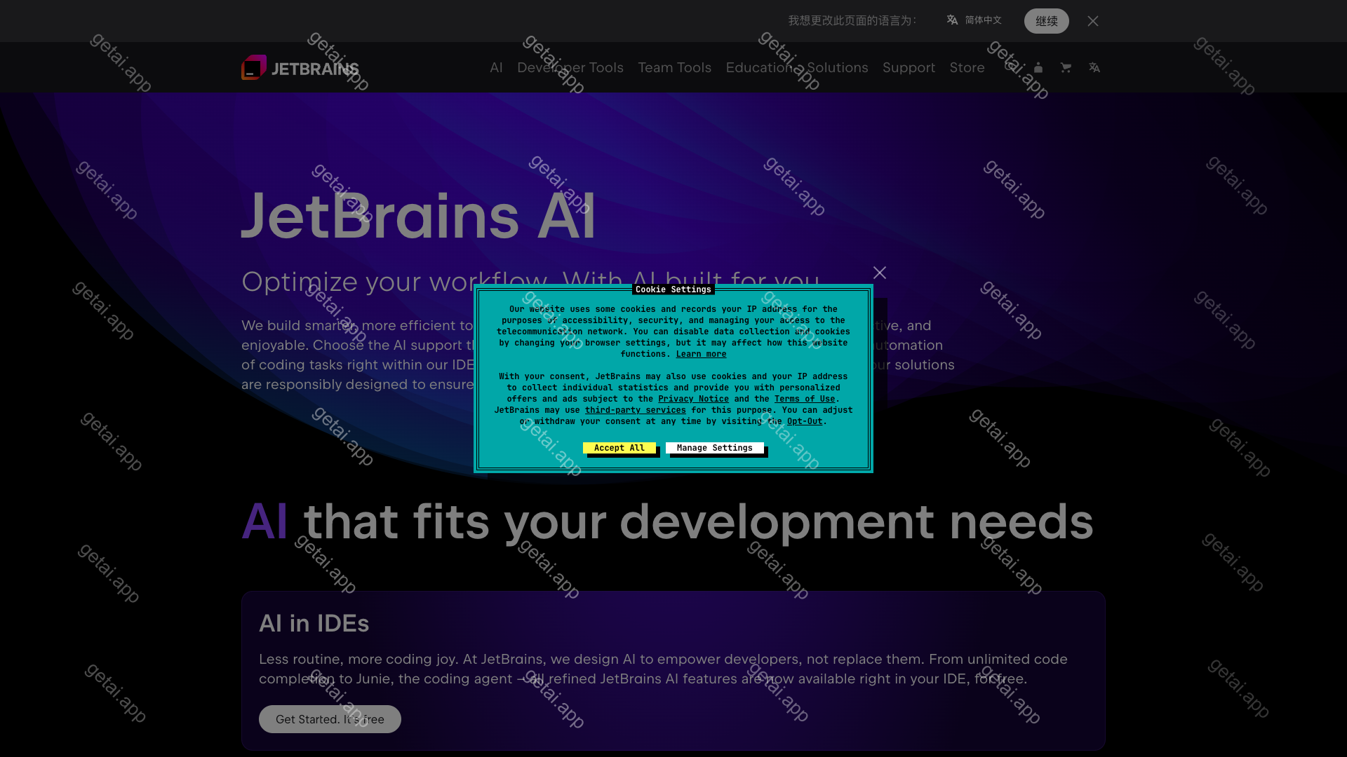JetBrains AI