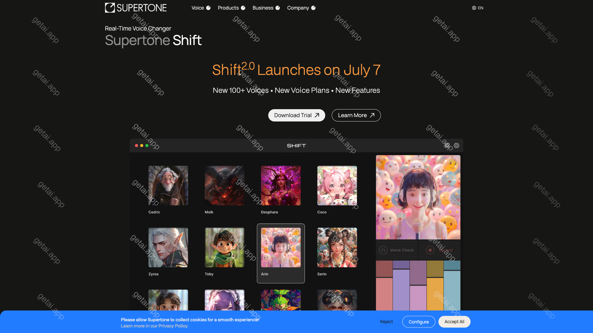 Supertone Shift