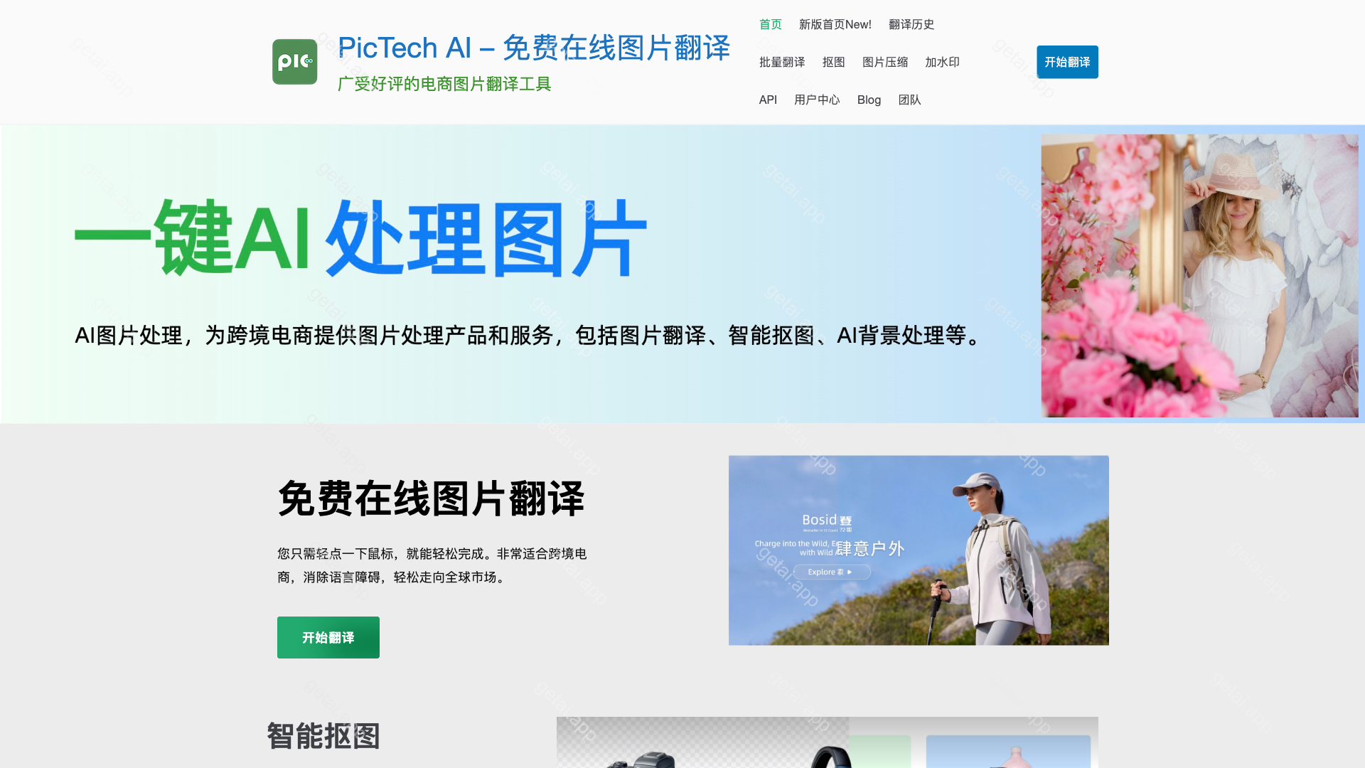 PicTech AI站点预览