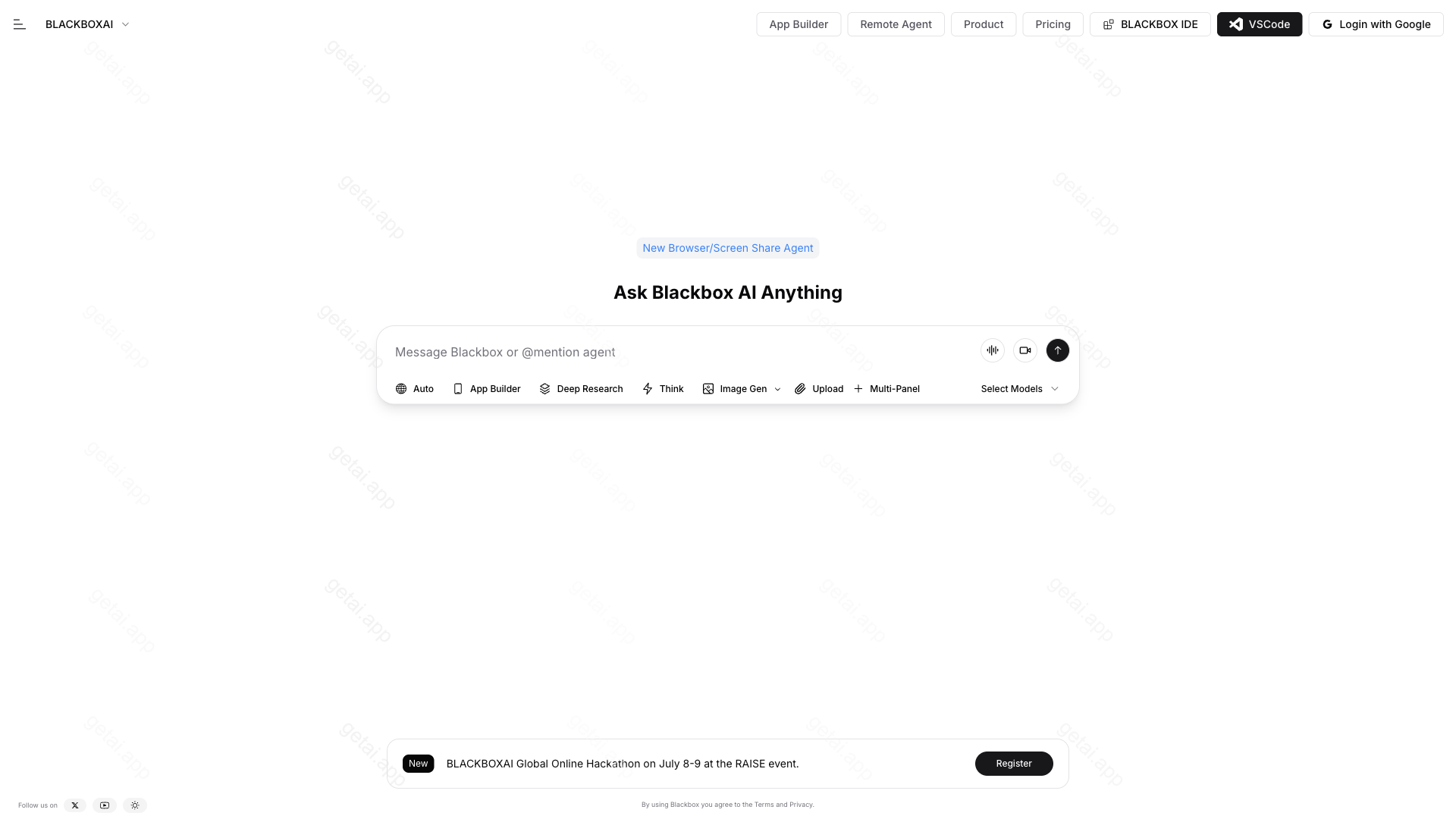 BLACKBOX AI站点预览