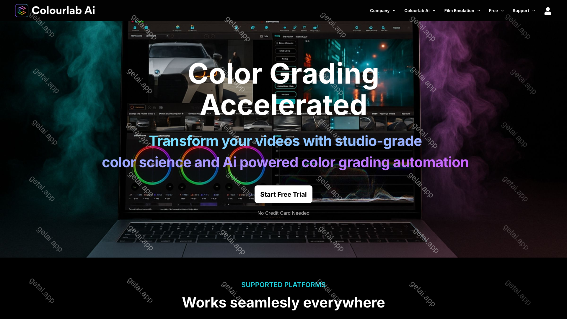 Colourlab.ai站点预览