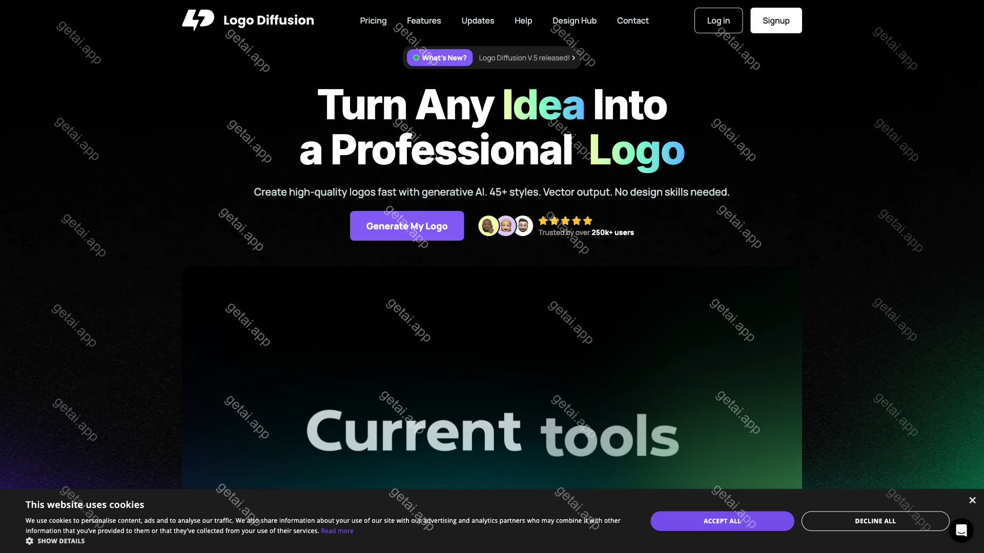 Logo Diffusion站点预览