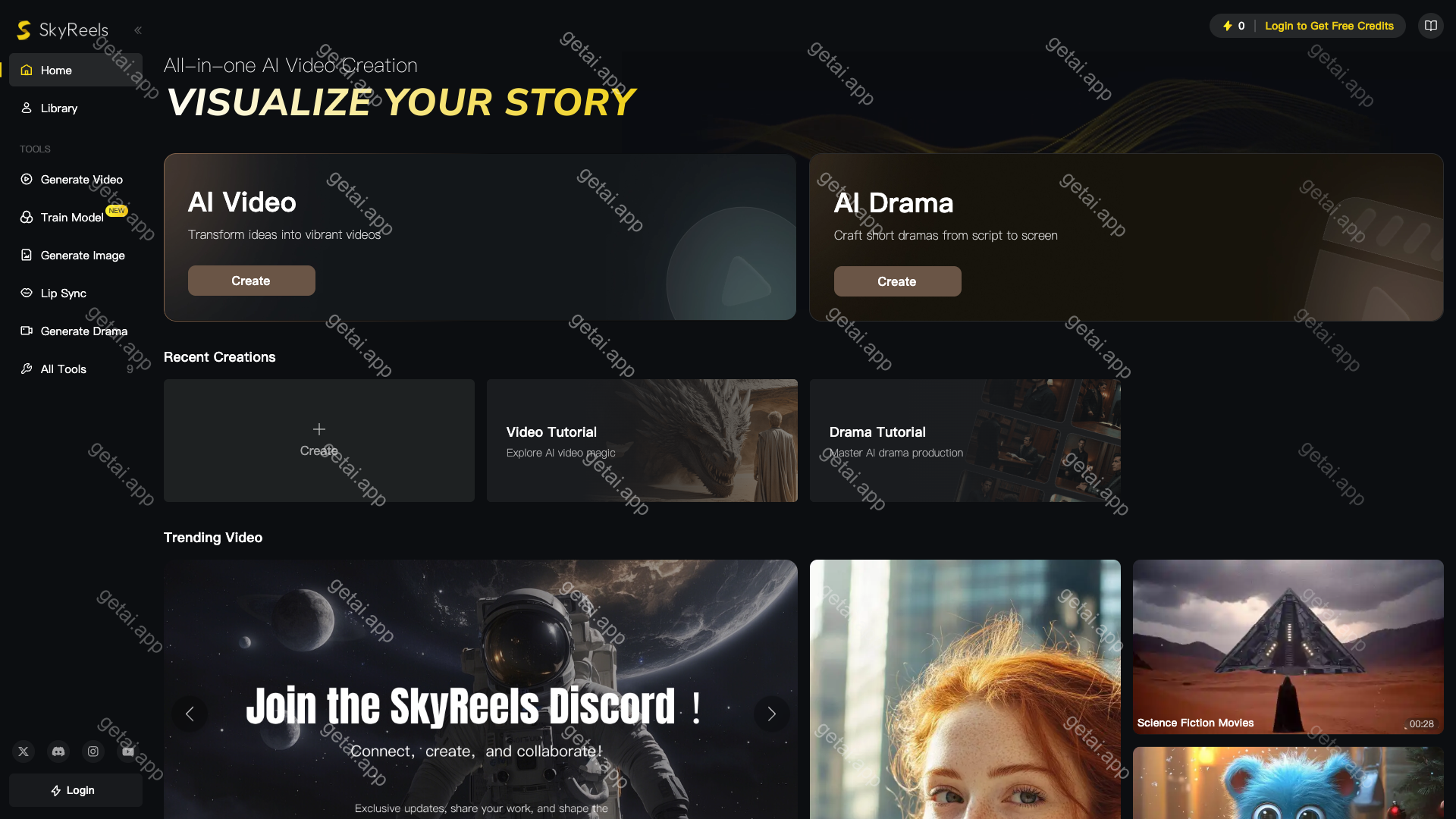SkyReels站点预览