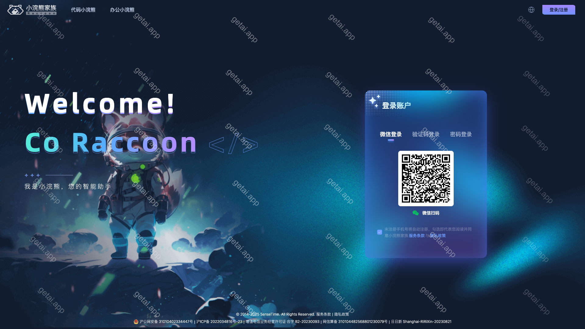 代码小浣熊站点预览