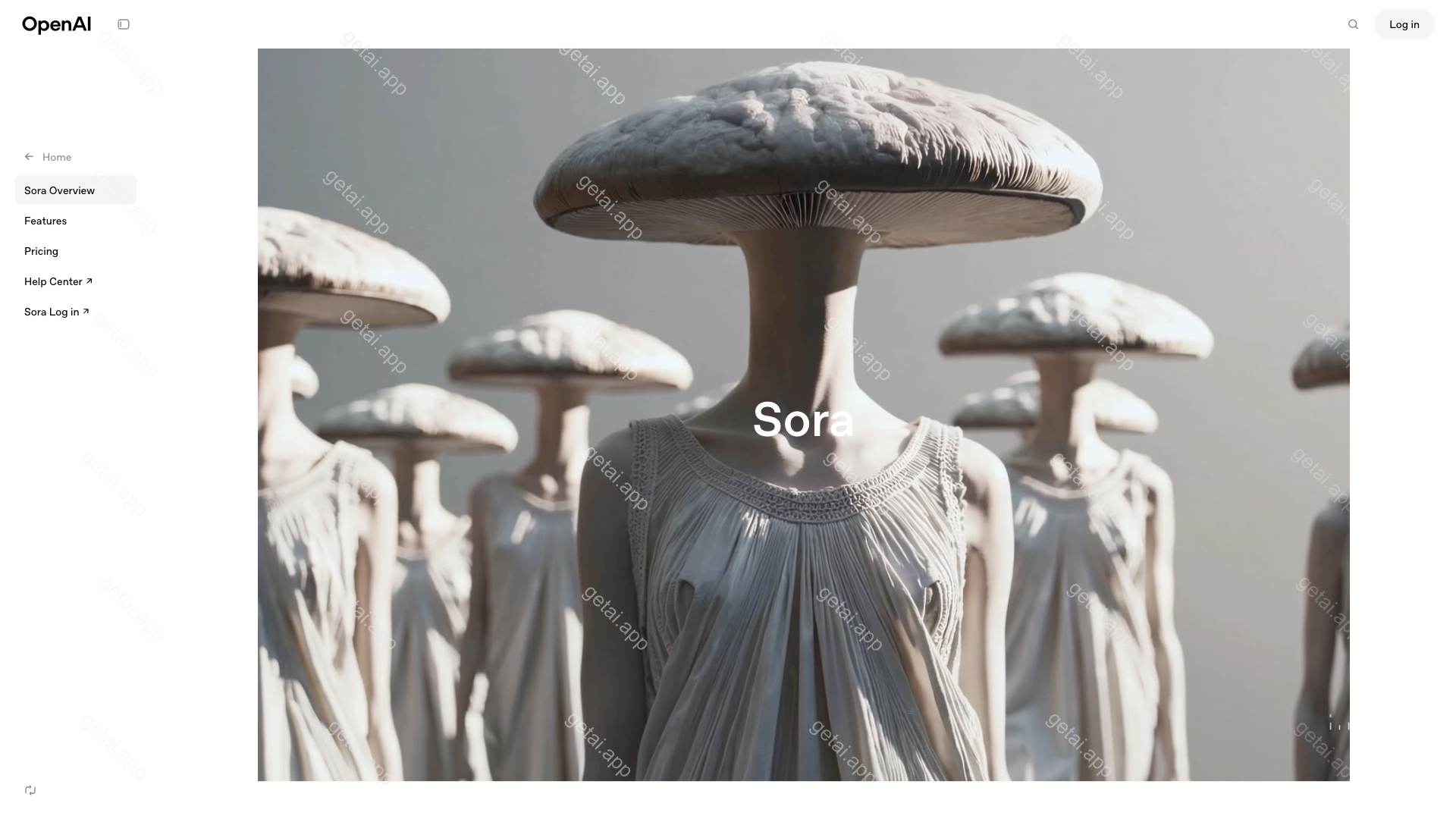 Sora站点预览